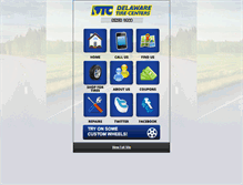 Tablet Screenshot of delawaretire.com